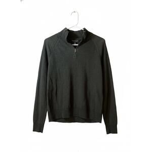 Banana Republic Men’s Quarter Zip Pullover Green Size Small EUC